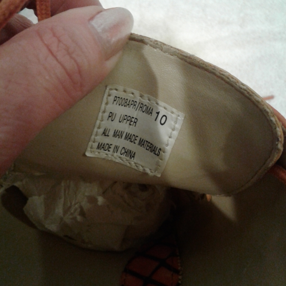 Hugo Vitelli orange dress shoes - Picture 2 of 6